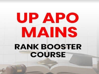 UP APO Mains Rank Booster Course 