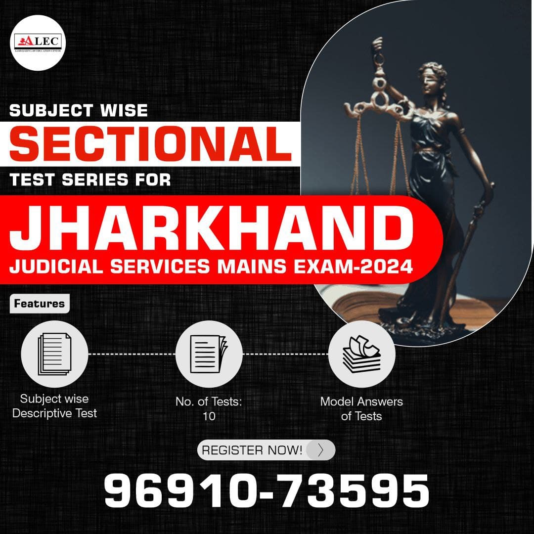 Jharkhand Mains Examination - Sectional Test Series