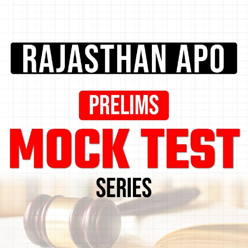 Rajasthan APO Prelims Mock Test Series